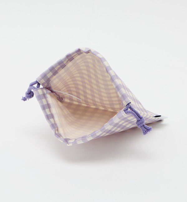 UNITED ARROWS green label relaxing「巾着バッグ（小）（ギンガム） / キッズ」|その他|