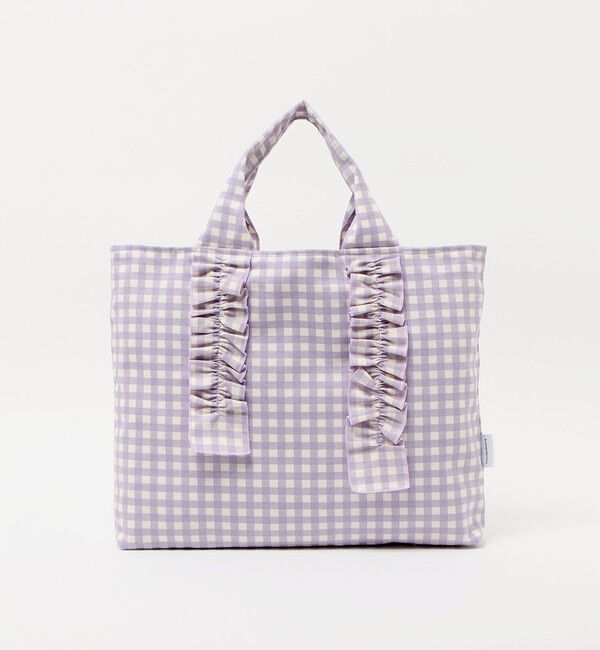 UNITED ARROWS green label relaxing「レッスントート（ギンガム） / キッズ  」|トートバッグ|LILAC