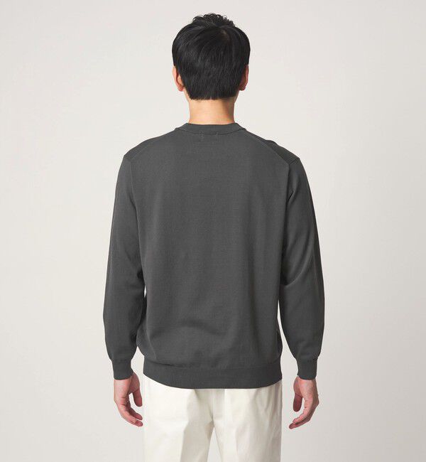 UNITED ARROWS green label relaxing「MTB コットン ハイゲージ クルーネック ニット」|ニット・セーター|