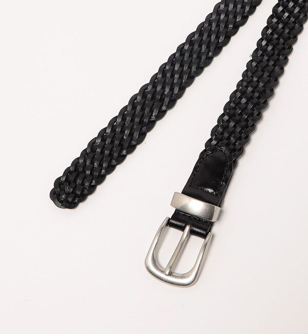 ATTISESSION「＜ATTISESSION＞レザー メッシュ ダブル ベルト」|ベルト|