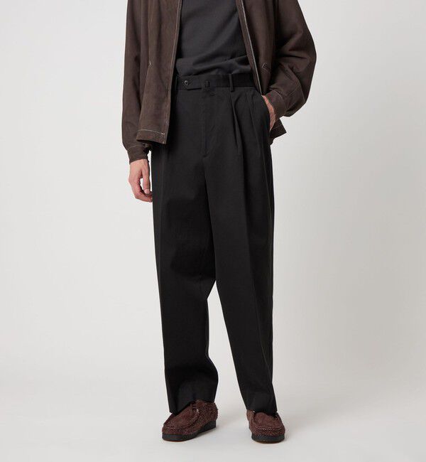 STEVEN ALAN「＜Steven Alan＞ ウエポン ニドム イン ツープリーツ ドレス トラウザーズ」|チノ|