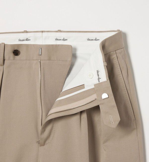 STEVEN ALAN「＜Steven Alan＞ ウエポン ニドム イン ツープリーツ ドレス トラウザーズ」|チノ|