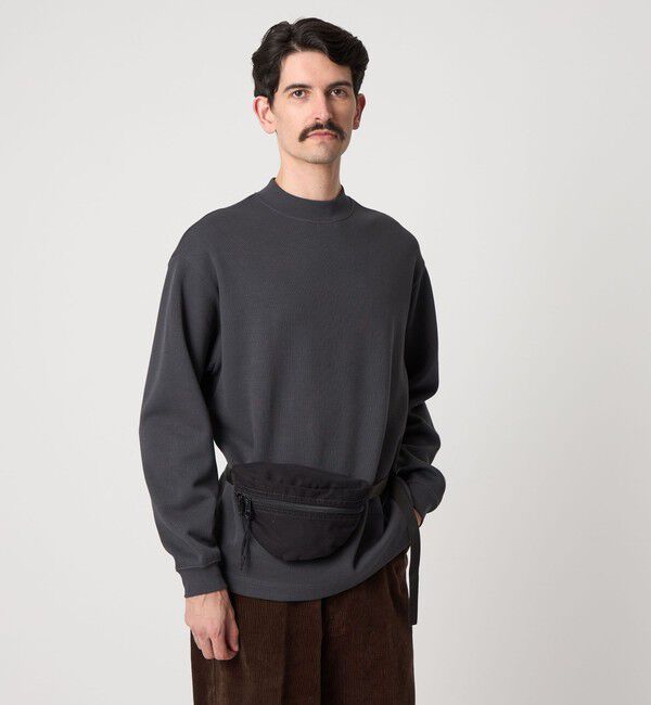 STEVEN ALAN「＜Steven Alan＞ ダブルフェイス モックネック カットソー BOLD」|Tシャツ・カットソー|