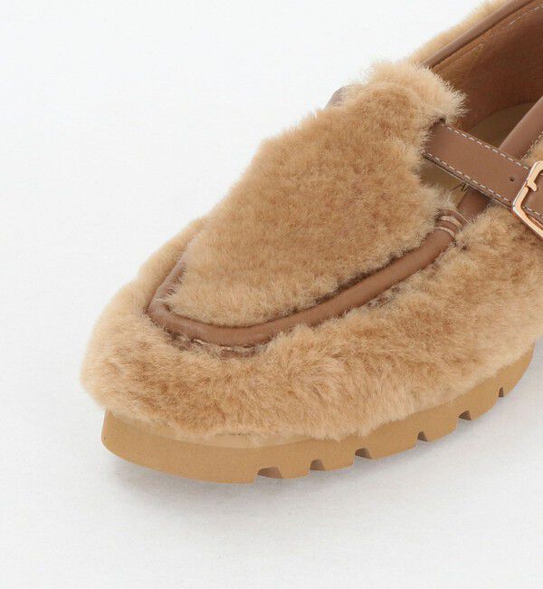 BEAUTY&YOUTH UNITED ARROWS「＜ARTESANOS＞ファーライク ベルト ローファー」|ローファー|