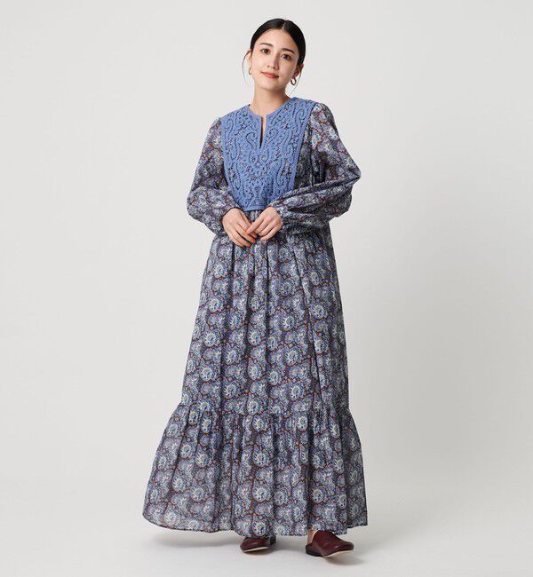 BEAUTY&YOUTH UNITED ARROWS「＜ne Quittez pas＞ペイズリーレースドレス」|ワンピース|