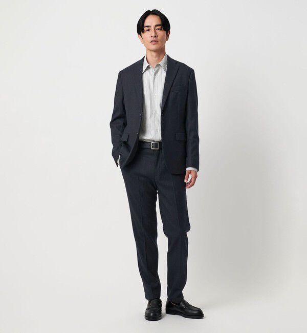 BEAUTY&YOUTH UNITED ARROWS「ストレッチ サキソニー 2B ジャケット セットアップ対応」|テーラードジャケット|