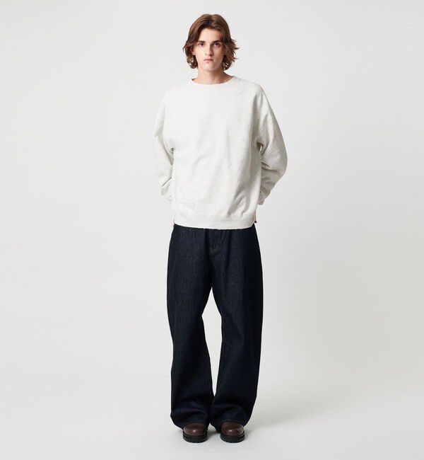 MONKEY TIME「フレンチテリー ディストレスト クルーネック」|Tシャツ・カットソー|