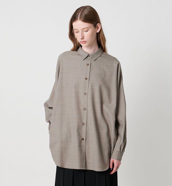 STEVEN ALAN「＜Steven Alan＞ドルマン スリーブ シャツ」|シャツ・ブラウス|BEIGE