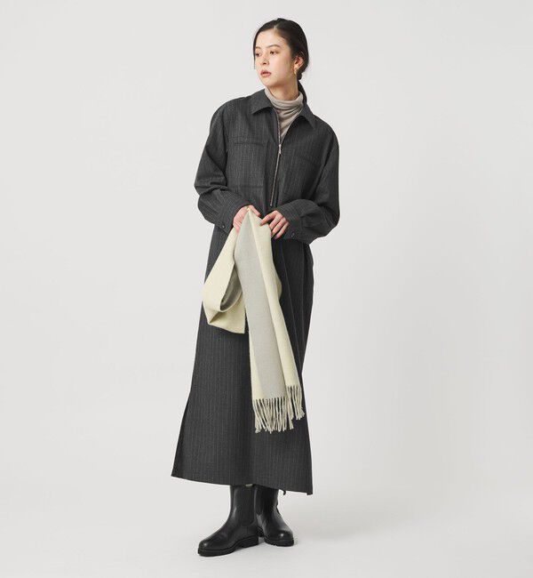 BEAUTY&YOUTH UNITED ARROWS「ハーフジップ スリットワンピース」|ワンピース|