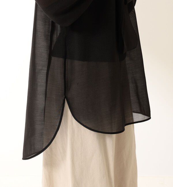 Demi-Luxe BEAMS 「オーガンジー リボンブラウス」|シャツ・ブラウス|