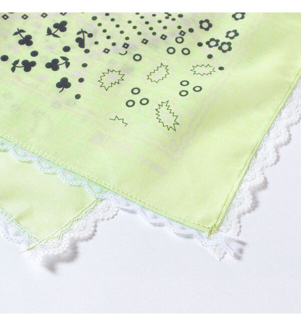 BEAMSBOY「2WAY レース バンダナ」|ハンカチ|