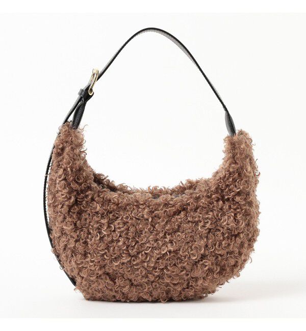 Demi-Luxe BEAMS 「VIOLAd&rsquo;ORO / エコファー ハーフムーン バッグ」|トートバッグ|