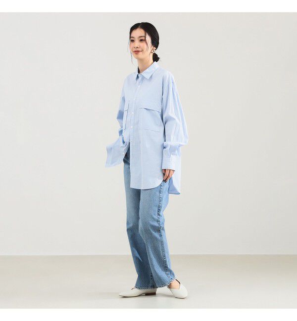 Demi-Luxe BEAMS 「【別注】:colon / スビンコットン ストライプ シャツ」|シャツ・ブラウス|