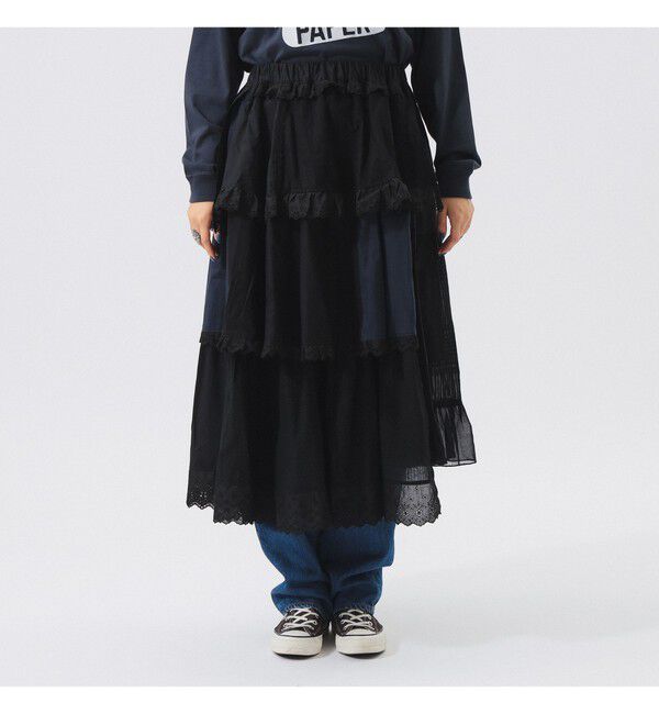 BEAMSBOY「【別注】TORI-TO / ティアード スカート」|スカート|