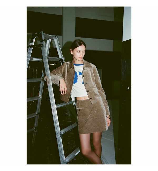 Ray BEAMS 「モール ステンカラー ジャケット」|ダッフルコート|