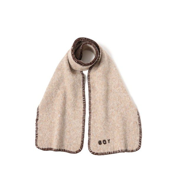 BEAMSBOY「ボーイ 手刺繍 マフラー」|マフラー|