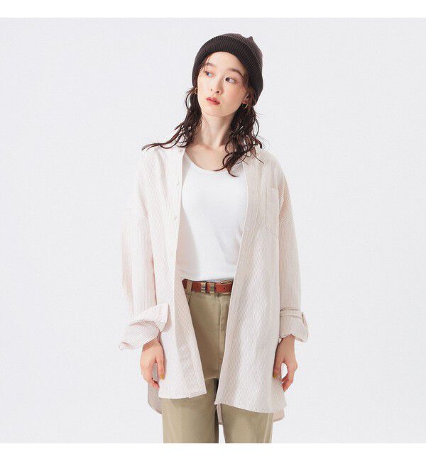 BEAMSBOY「ビッグ ボタンダウン シャツ」|シャツ・ブラウス|