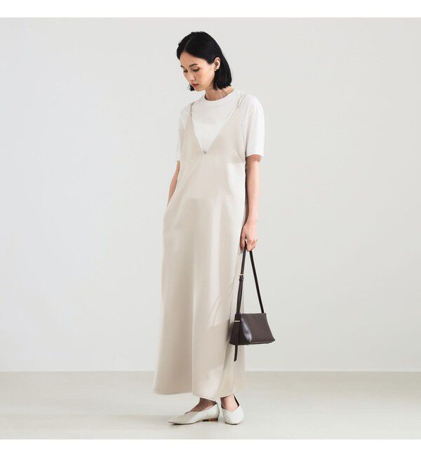 Demi-Luxe BEAMS 「ダブルストラップ キャミソール ワンピース」|ワンピース|