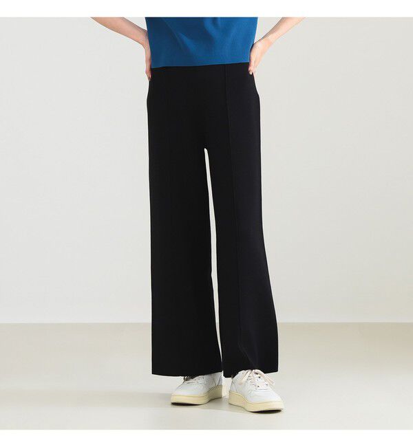 Demi-Luxe BEAMS 「AK+1 / スムース ニットパンツ」|チノ|
