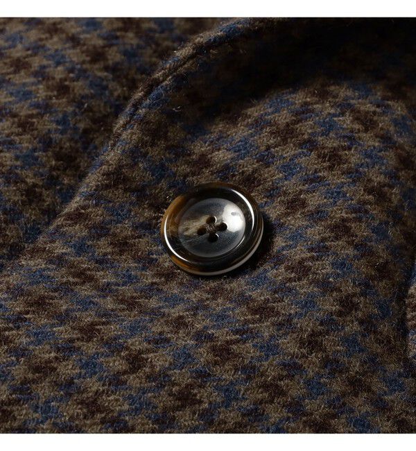 Demi-Luxe BEAMS 「AK+1 / ウール チェック 2ボタン ジャケット」|ダッフルコート|