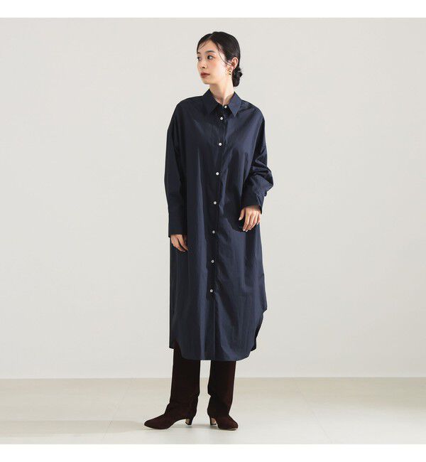 Demi-Luxe BEAMS 「タイプライター シャツ ワンピース」|ワンピース|