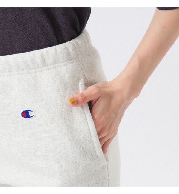 BEAMSBOY「【別注】Champion / バックプリント リバースウィーブ(R) スウェット パンツ」|チノ|