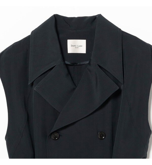 Demi-Luxe BEAMS 「ノースリーブ ロングトレンチ ワンピース」|ワンピース|