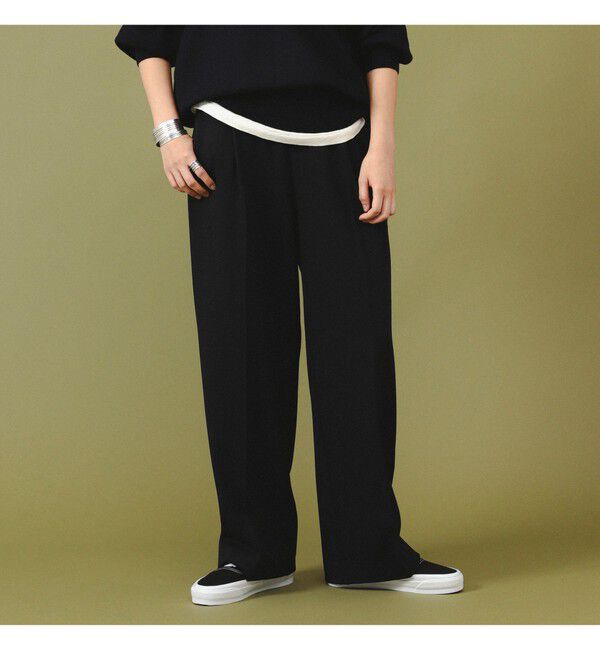 BEAMSBOY「【別注】LACOSTE / ワイド パンツ」|チノ|