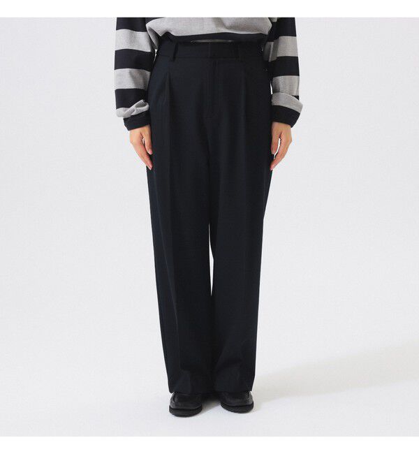 BEAMSBOY「【別注】LACOSTE / ワイド パンツ」|チノ|