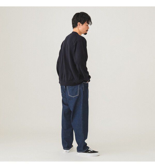 BEAMS「ワイド テーパード デニム」|デニム|