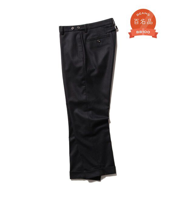 BEAMS PLUS「BEAMS PLUS / フランネル アイビー トラウザーズ アンクルカット」|その他|NAVY