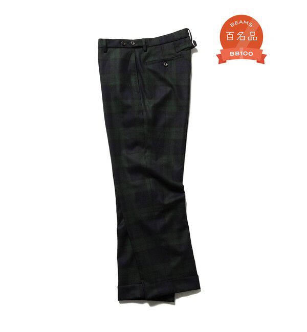 BEAMS PLUS「BEAMS PLUS / フランネル アイビー トラウザーズ アンクルカット」|その他|BLACK_WATCH