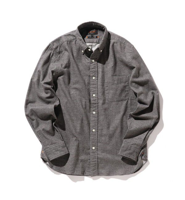 BEAMS PLUS「B.D. Flannel Solid」|シャツ・ブラウス|GREY