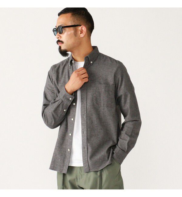 BEAMS PLUS「B.D. Flannel Solid」|シャツ・ブラウス|