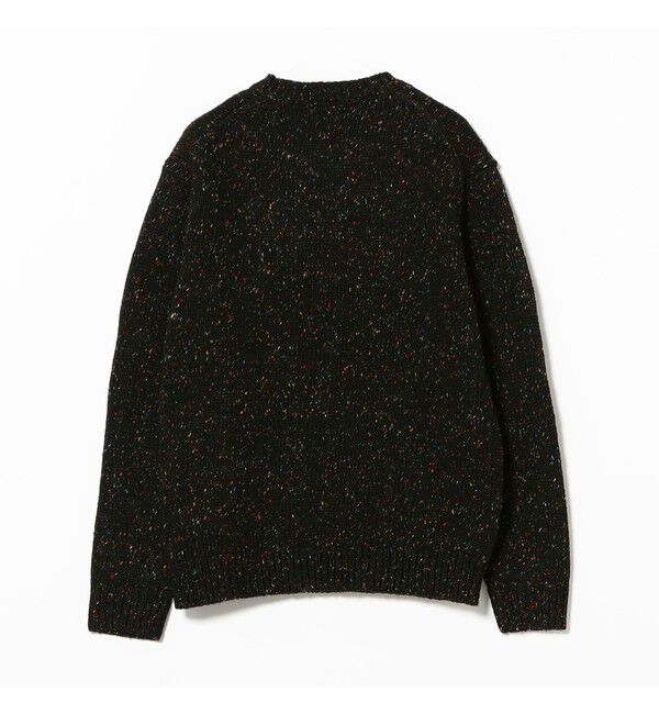 BEAMS「3ゲージ カラーネップ クルーネック ニット」|ニット・セーター|
