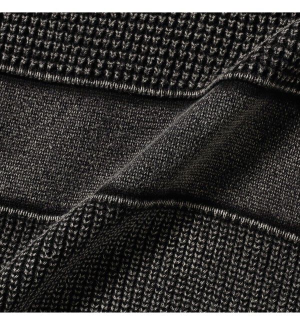 BEAMS「ワイドフィット フェード コットン クルーネック」|ニット・セーター|