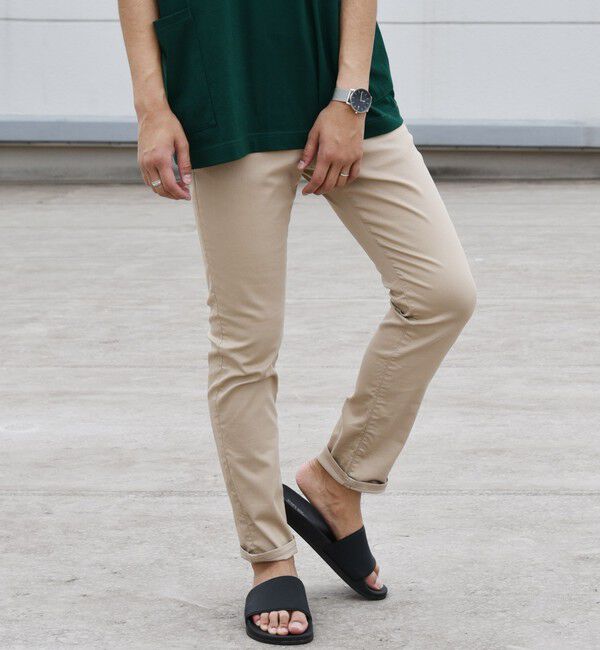 SHIPS any「【SHIPS any別注】GROWN&SEWN: WAERREN スリム 5ポケット チノパン 2021」|チノ|