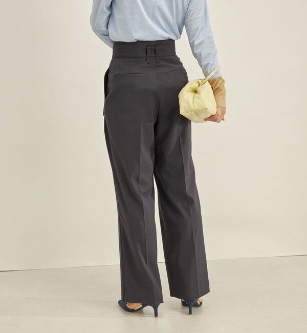 SHIPS for women「Paulo Oliveira ベルト タック パンツ ◇」|その他|