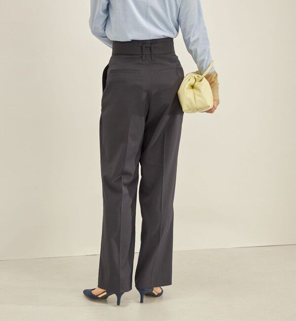 SHIPS for women「Paulo Oliveira ベルト タック パンツ ◇」|その他|