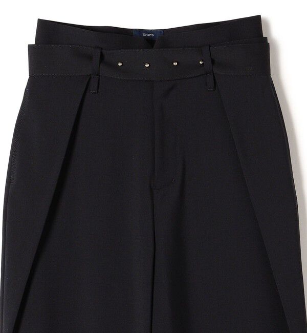 SHIPS for women「Paulo Oliveira ベルト タック パンツ ◇」|その他|