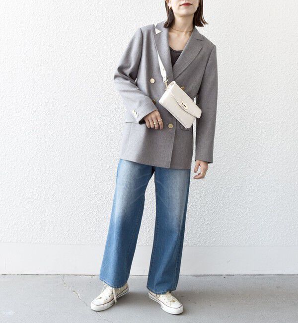 SHIPS any「SHIPS any:〈洗濯機可能〉アイビー ブレザー ダブル ジャケット」|テーラードジャケット|