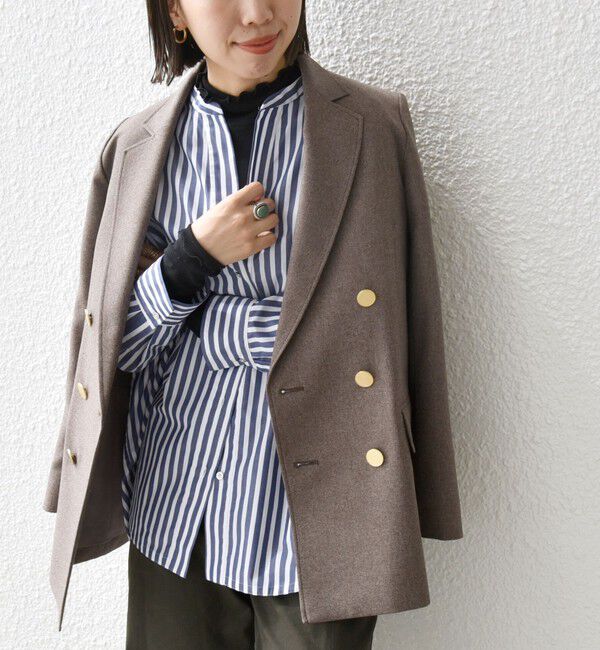 SHIPS any「SHIPS any:〈洗濯機可能〉アイビー ブレザー ダブル ジャケット」|テーラードジャケット|