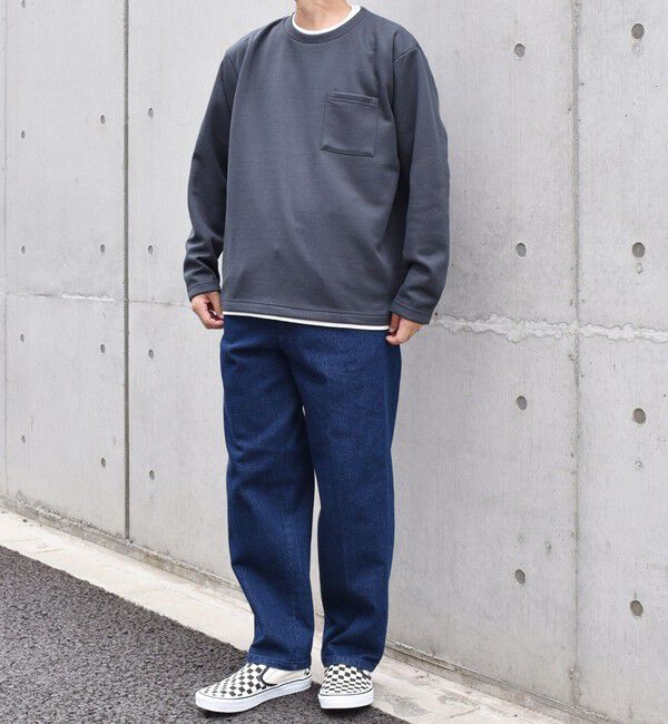 SHIPS any「SHIPS any: パールワッフル フェイクレイヤード Tシャツ (ロンT)◇」|Tシャツ・カットソー|