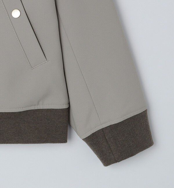 SHIPS「SHIPS: 〈遮熱・吸汗速乾〉ツイル ジップアップ ライト ブルゾン」|ブルゾン・スタジャン|