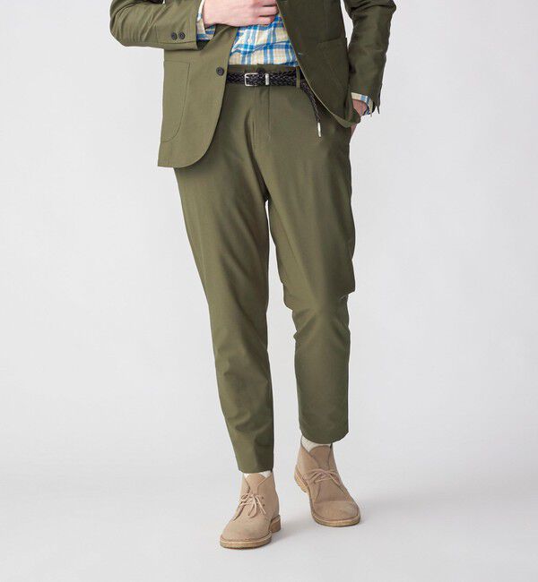 SHIPS「SHIPS:〈手洗い可能/セットアップ対応〉スーパーライト イージーパンツ」|スラックス|