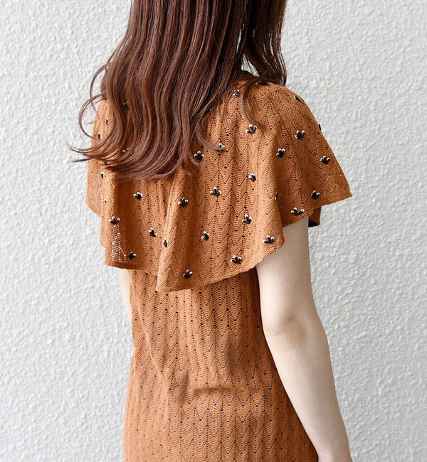 SHIPS any「bon_meur:〈手洗い可能〉ビーズ刺繍 エンブロイダリー ワンピース」|ワンピース|