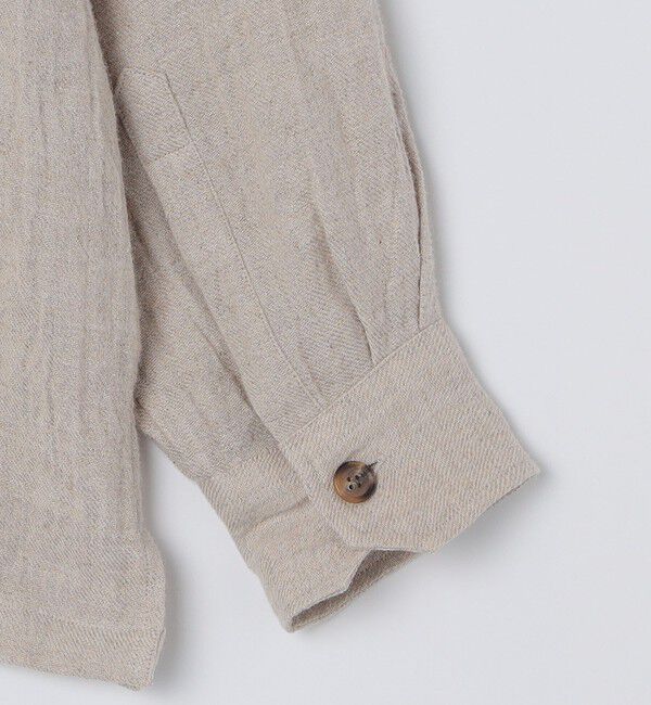 SHIPS「SHIPS: リネン ウール オーバーシャツ」|シャツ・ブラウス|