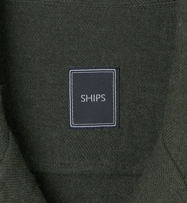SHIPS「SHIPS: リネン ウール オーバーシャツ」|シャツ・ブラウス|