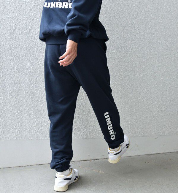 SHIPS any「【SHIPS any別注】UMBRO: 90s ロゴ スウェット イージー パンツ(セットアップ対応)◇」|その他|ネイビー