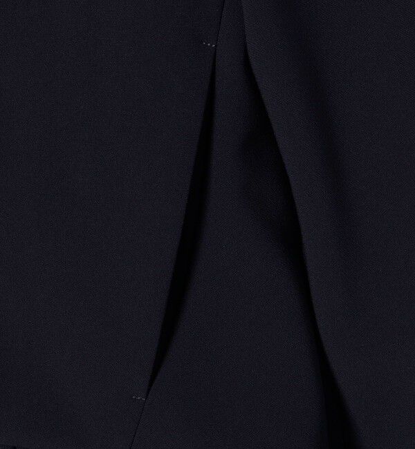 SHIPS for women「〈手洗い可能〉トリアセテート混 裾 フリル ジャケット（セットアップ対応）」|ノーカラージャケット|